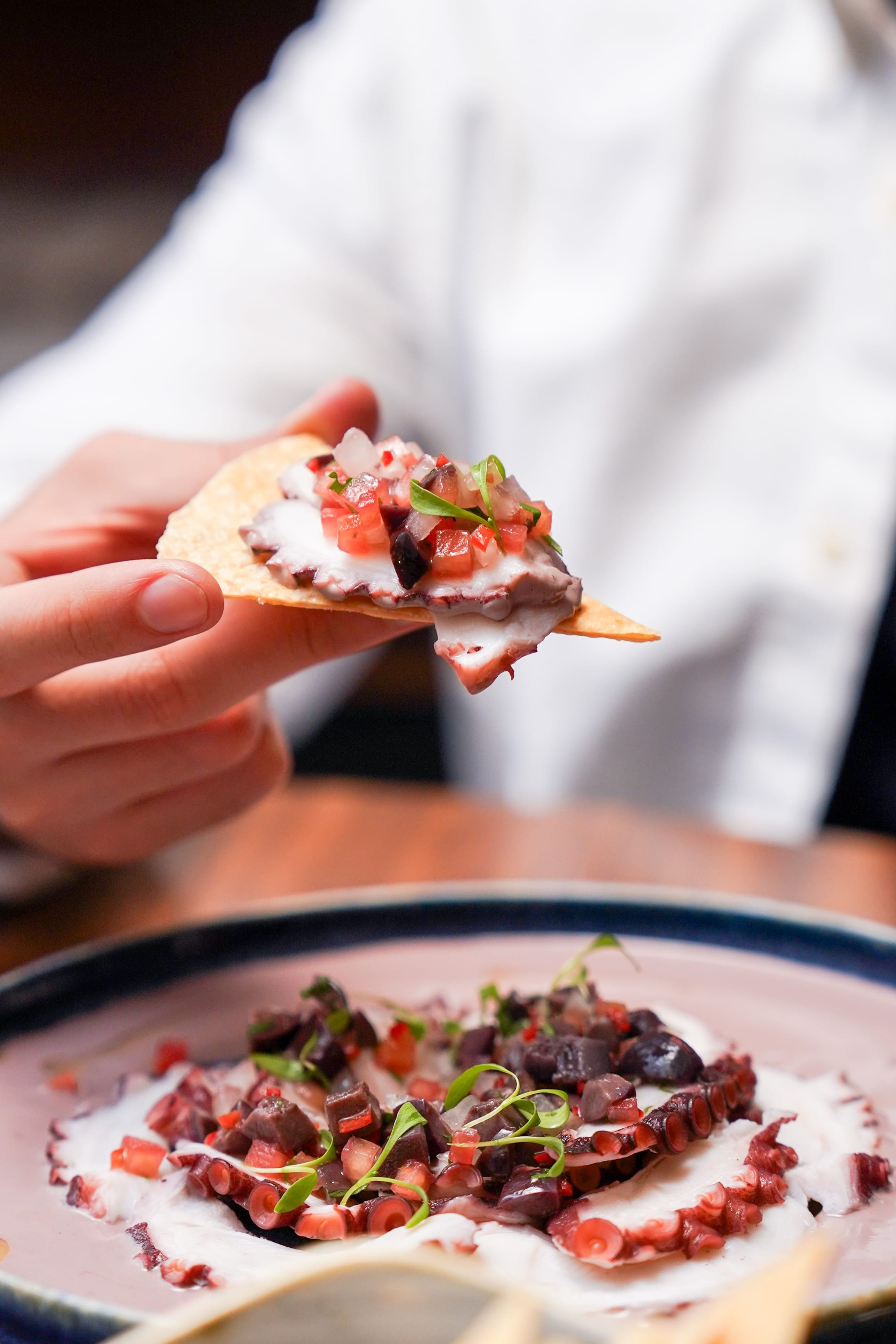 Pulpo al olivo